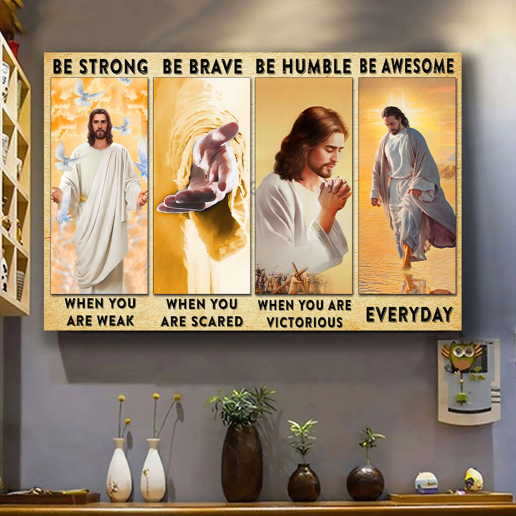 God Save Me, Jesus Gift Canvas Wall Art UKKH130501