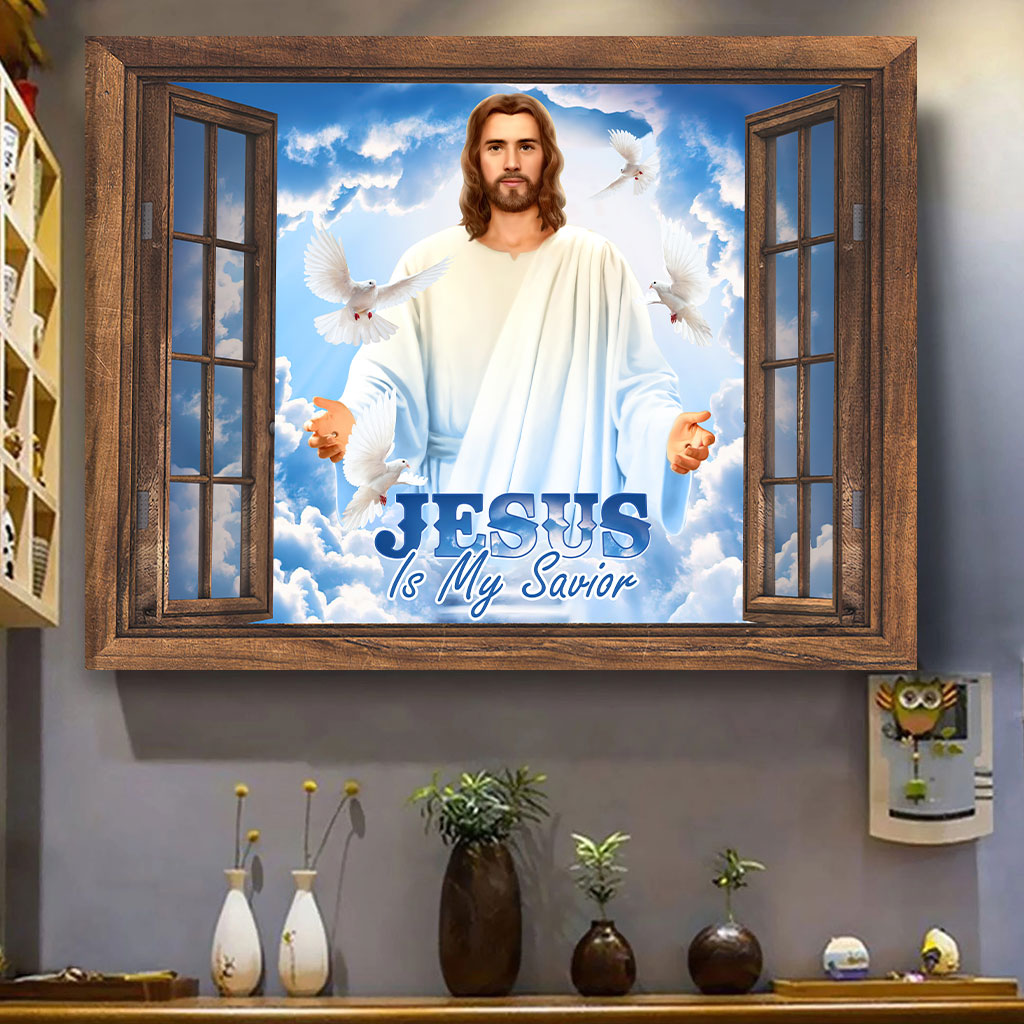 Jesus Is My Savior, Jesus Gift Canvas QFMM170501