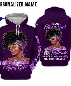 Personalized Name April Girl 3D All Over Printed Clothes HUHH130804