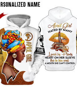 Personalized Name April Girl 3D All Over Printed Clothes NQMA240204