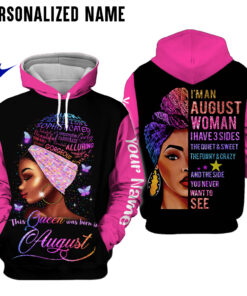 Personalized Name August Girl 3D All Over Printed Clothes HUTD100911