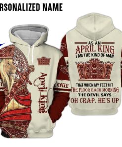 Personalized Name April Lion King 3D All Over Printed Clothes NQAA030604