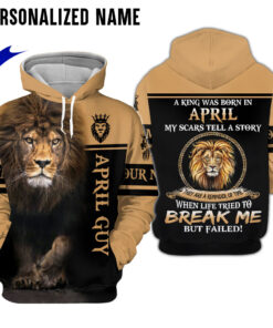 Personalized Name April Guy 3D All Over Printed Clothes QFHY240604
