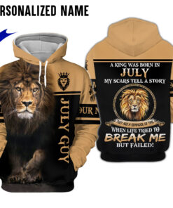Personalized Name July Guy 3D All Over Printed Clothes QFHY240607