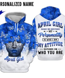 Personalized Name April Girl 3D All Over Printed Clothes DHMM071004