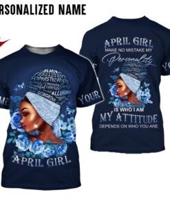 Personalized Name April Girl 3D All Over Printed Clothes HUDT240904