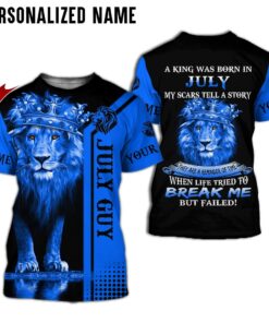 Personalized Name July Guy 3D All Over Printed Clothes HUOO230707