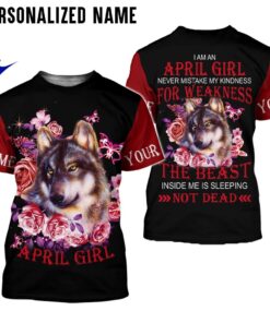 Personalized Name April Girl 3D All Over Printed Clothes NQDT050804