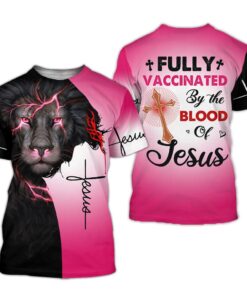 Fully Vaccinated By The Blood Of Jesus Zipped Hoodie UKHM090502