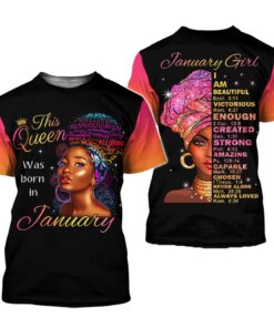 January Girl 3D All Over Printed Clothes DHHA190904