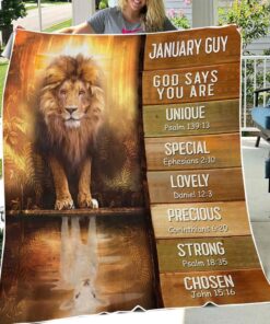 January Guy Fleece Blanket HXMM070301