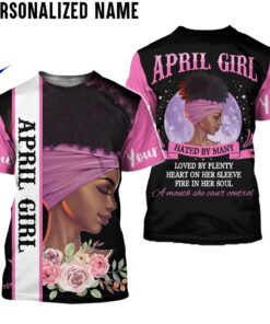 Personalized Name April Girl 3D All Over Printed Clothes HULL300910
