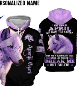Personalized Name April Girl 3D All Over Printed Clothes NQLN160404