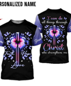 Personalized Name Jesus Gift 3D All Over Printed Clothes UKKH200501