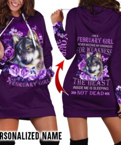 Personalized Name February Girl 3D All Over Printed Clothes NQDT101102