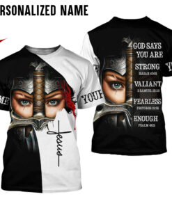 Personalized Name God Say You Are 3D All Over Printed Clothes HXAA200502