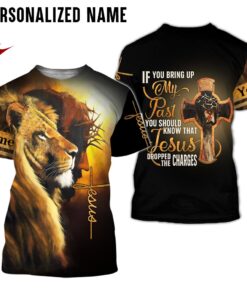 Personalized Name If You Bring Up My Past You Should Know That Jesus Dropped The Charges 3D All Over Printed Clothes QFHY160801