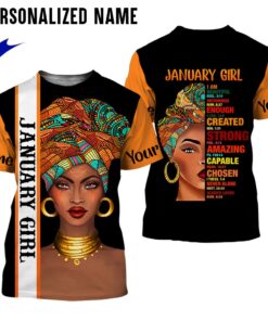 Personalized Name January Girl 3D All Over Printed Clothes HUMA160401