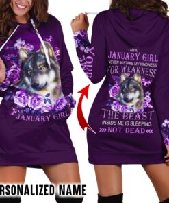Personalized Name January Girl 3D All Over Printed Clothes NQDT101101