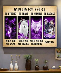 January Girl Canvas QFHY230301