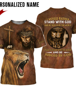 Custom Name Stand With God 3D All Over Printed Clothes UKMM030501
