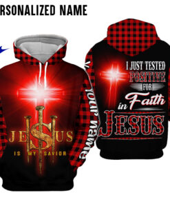 Custom Name Jesus Is My Savior 3D All Over Printed Clothes QFAA040501