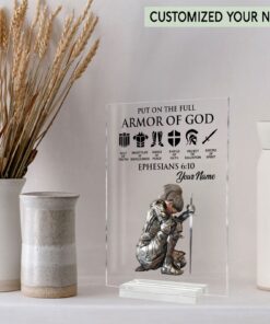 Put on the armor of god acrylic plaque HXKH080902