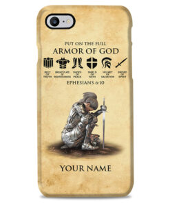 Put on the full armor of God silicon phone case HXKH080905
