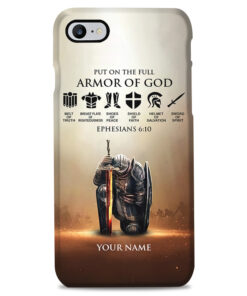 Put on the full armor of god silicon phone case HXKH080906