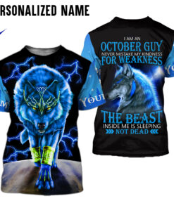 Personalized Name October Guy 3D All Over Printed Clothes HUMA301010