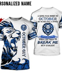 Personalized Name October Guy 3D All Over Printed Clothes UKKH190710