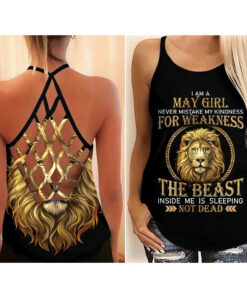 Personalized Name May Lion Girl 3D All Over Printed Clothes QFHA4290705