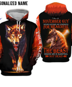 Personalized Name November Guy 3D All Over Printed Clothes NQML261111