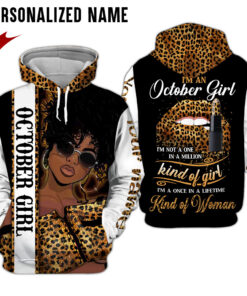 Personalized Name October Girl 3D All Over Printed Clothes HUMA100710