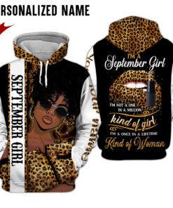 Personalized Name September Girl 3D All Over Printed Clothes HUMA100709