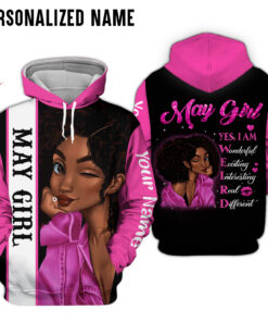 Personalized Name May Girl 3D All Over Printed Clothes NQWW190906