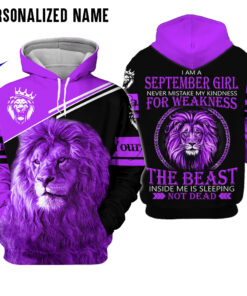 Personalized Name September Girl 3D All Over Printed Clothes HUML130709