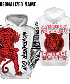 Personalized Name November Guy 3D All Over Printed Clothes DHHA110311