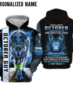 Personalized Name October Guy 3D All Over Printed Clothes HUOO240222