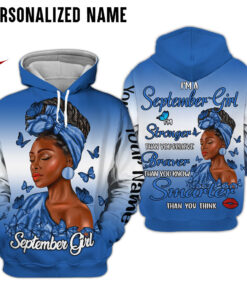 Personalized Name September Girl 3D All Over Printed Clothes NQML050321