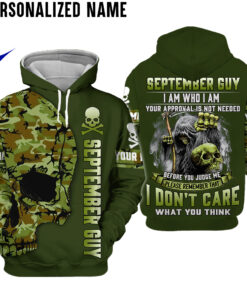 Personalized Name September Skull Guy 3D All Over Printed Clothes HULL030309