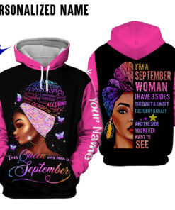 Personalized Name September Girl 3D All Over Printed Clothes HUTD100901
