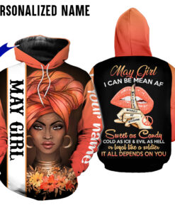 Personalized Name May Girl 3D All Over Printed Clothes HUHA220906