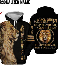 Personalized Name September Girl 3D All Over Printed Clothes DHLL220321