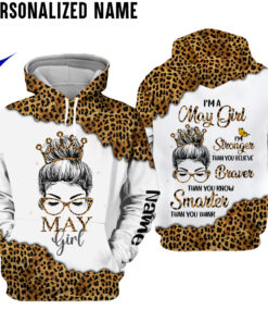 Personalized Name May Girl 3D All Over Printed Clothes NQLL260204