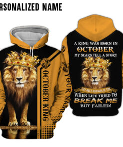 Personalized Name October Guy 3D All Over Printed Clothes HUOO240322