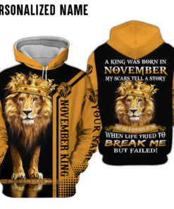 Personalized Name November Guy 3D All Over Printed Clothes HUOO240323