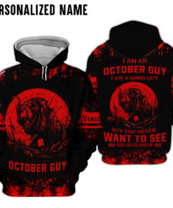 Personalized Name October Guy 3D All Over Printed Clothes DHOO010310