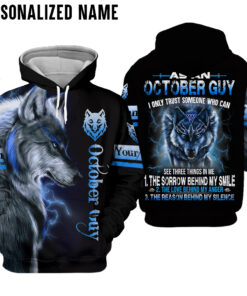 Personalized Name October Guy 3D All Over Printed Clothes DHLL271013