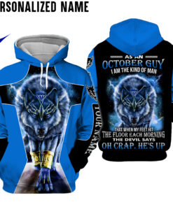 Personalized Name October Guy 3D All Over Printed Clothes NQLL020310